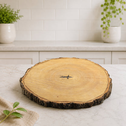 Trilonium Solid Hard Wood Natural cutting board 16 inches