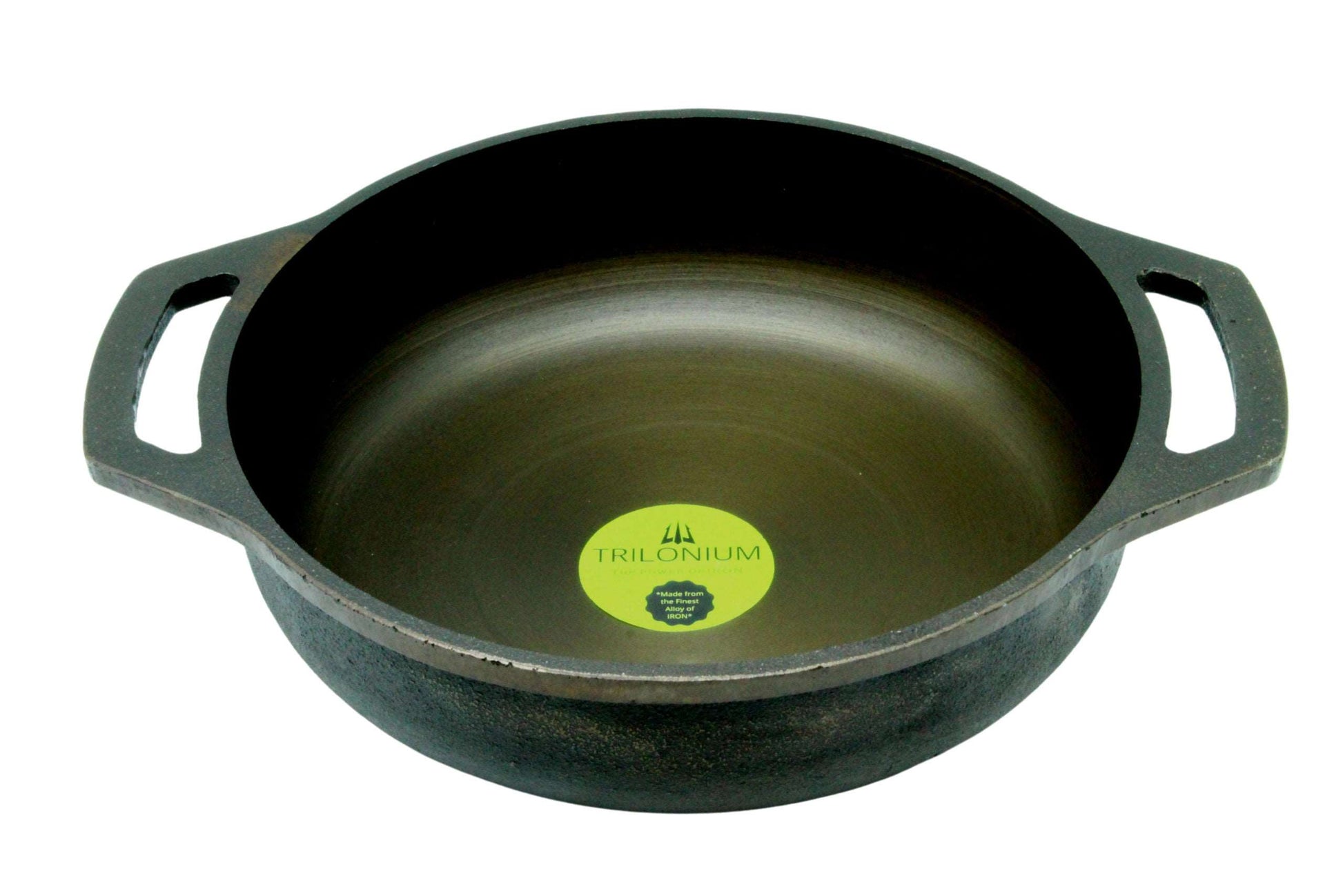 Cast Iron Cookware - 8.2 Inch Pre-Seasoned Kadai - Healthy and