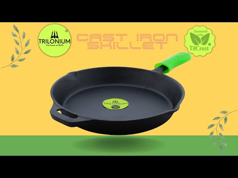 Pre-Seasoned Cast Iron Appe Pan – Flat Base-Gas/Electric/Induction/Ceramic  Stove Friendly – Earth & Ethics Home