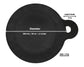 Iron Dosa Tawa | Pizza Pan | Roti Tawa with Ladle | 28cm | 1.43 KG | Induction Compatible TRILONIUM | Cast Iron Cookware