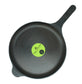 Cast Iron Skillet | Shallow Fry Pan | Omlete Pan | Pre-Seasoned | 25cm | 1.69 KG | Induction Compatible TRILONIUM | Cast Iron Cookware