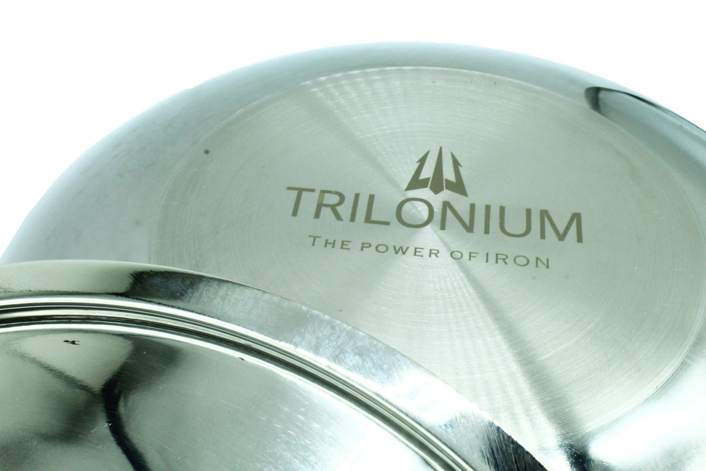 Stainless Steel Kadhai with Lid | Triply | 5.2 Litres | 30cm | 2.3 KG TRILONIUM | Cast Iron Cookware