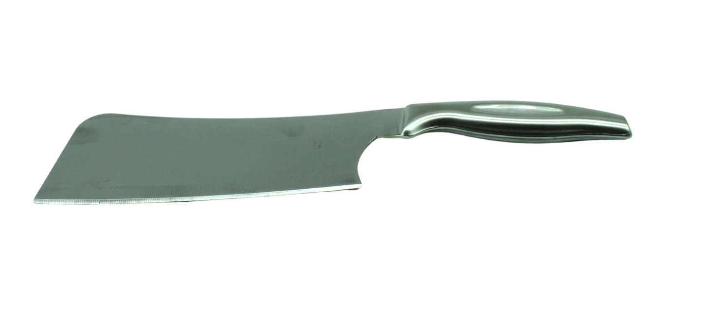 Cast Stainless Steel Meat Cleaver Knife | Large | 0.17 KG TRILONIUM | Cast Iron Cookware