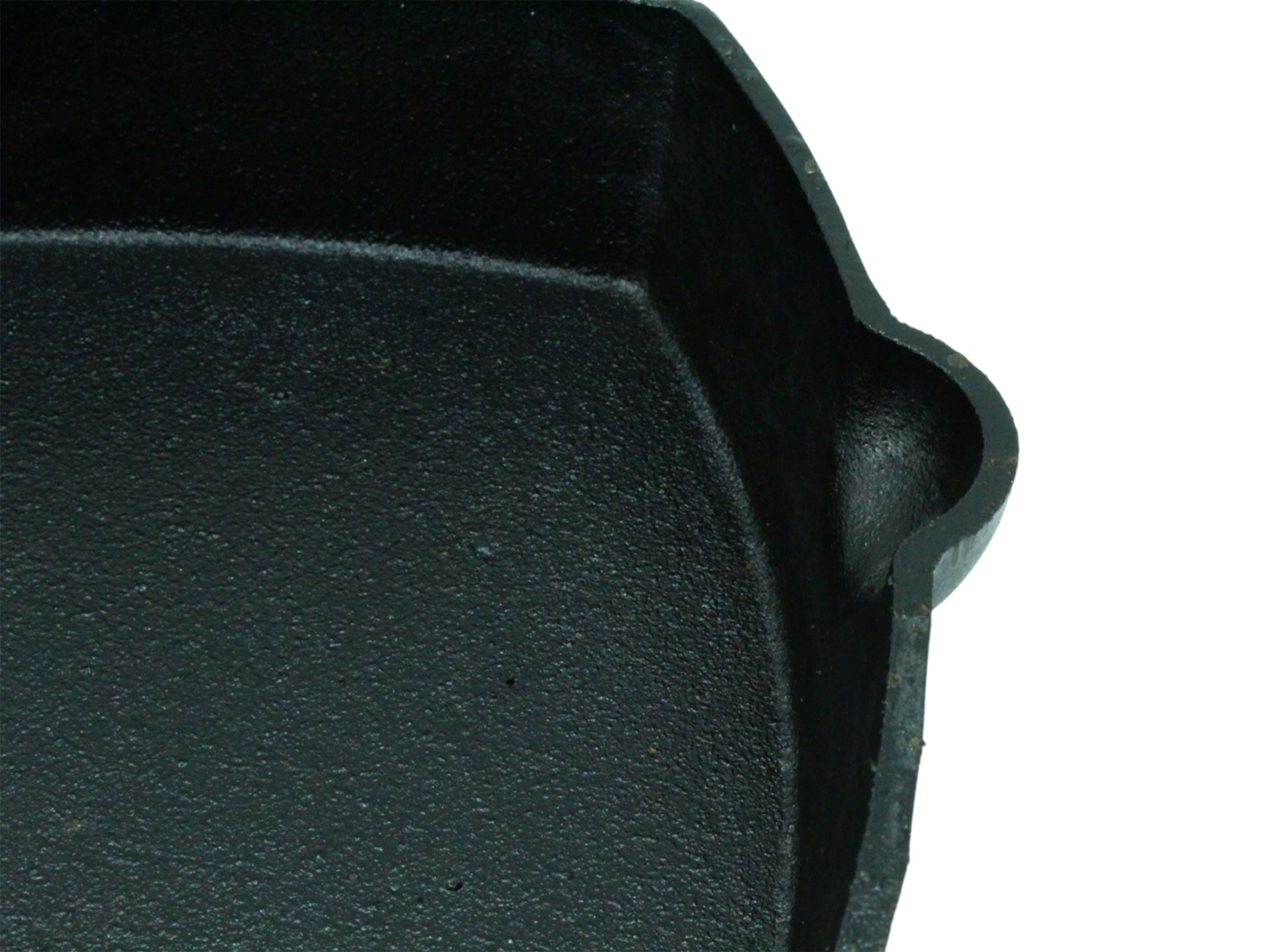 Cast Iron Skillet | Pre-Seasoned | 26cm | 4 KG | Dual Handle | Square | Induction Compatible TRILONIUM | Cast Iron Cookware