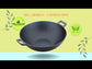 Cast Iron Kadai | Sleek Pre-Seasoned | Sleek | 24 cms | 2 Kgs | With Lid | Induction Compatible
