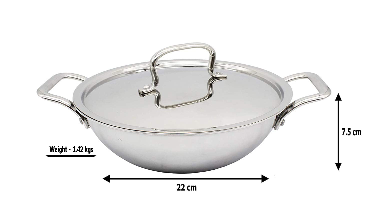 Hot Sales Stainless Steel 304 Casserole Straight Shape Cookware